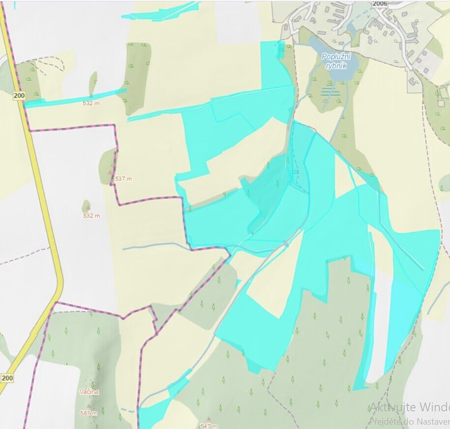 Pronájem pole 345355 m²
