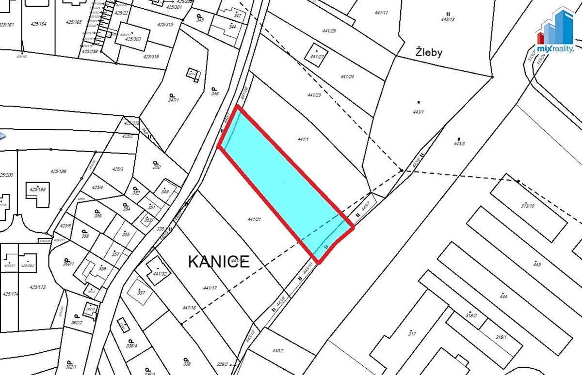 Prodej stavebního pozemku 2156 m²