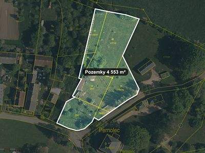 Prodej stavebního pozemku 4553 m²