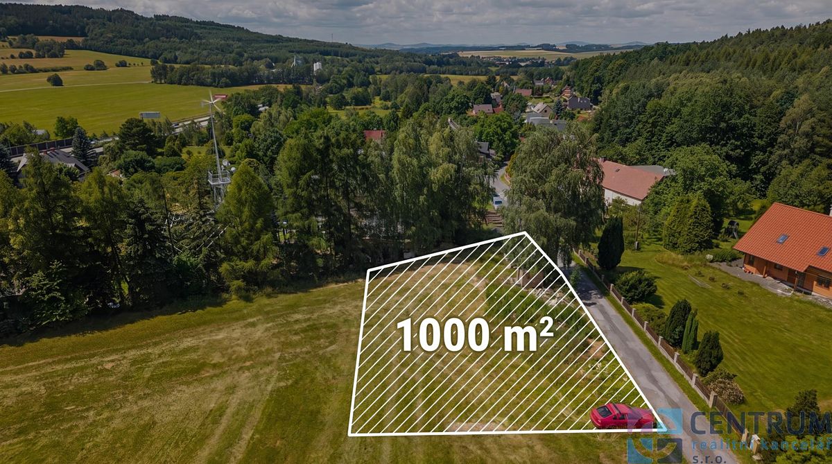 Prodej stavebního pozemku 1000 m² – fotografie 2