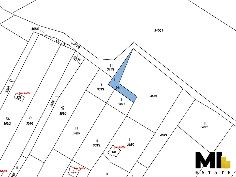 Prodej louky 144 m², Křešice – náhled fotky 3
