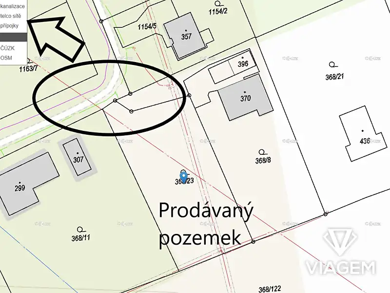 Prodej stavebního pozemku 1236 m², Kopřivnice – náhled fotky 2