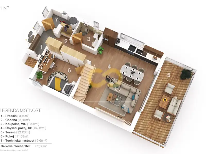 Prodej rodinného domu 104 m², pozemek 537 m², Horní Planá – náhled fotky 3
