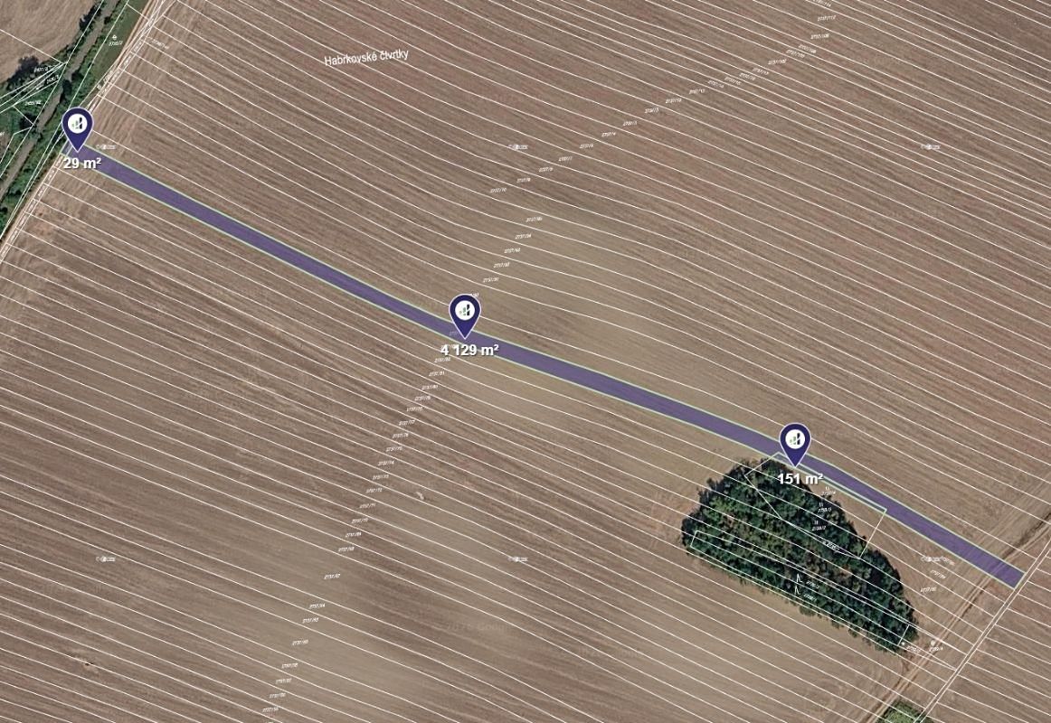 Prodej pole 4295 m²