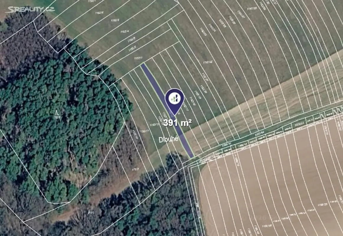 Prodej pole 391 m², Milonice