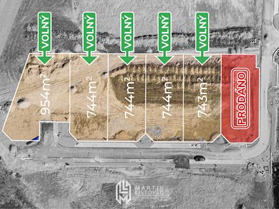 Prodej stavebního pozemku 743 m²