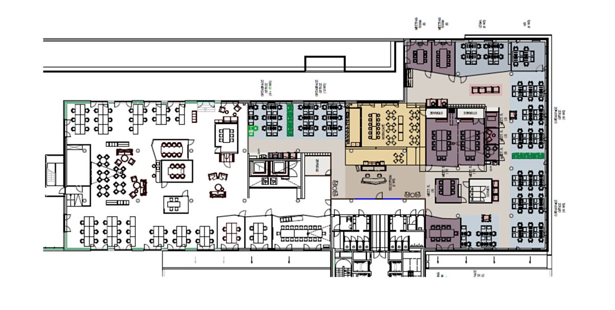 Pronájem kanceláře 1925 m² – fotografie 3