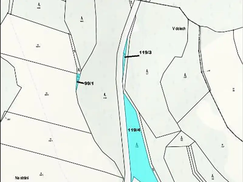 Prodej lesa 3057 m², Podmoklany – náhled fotky 2