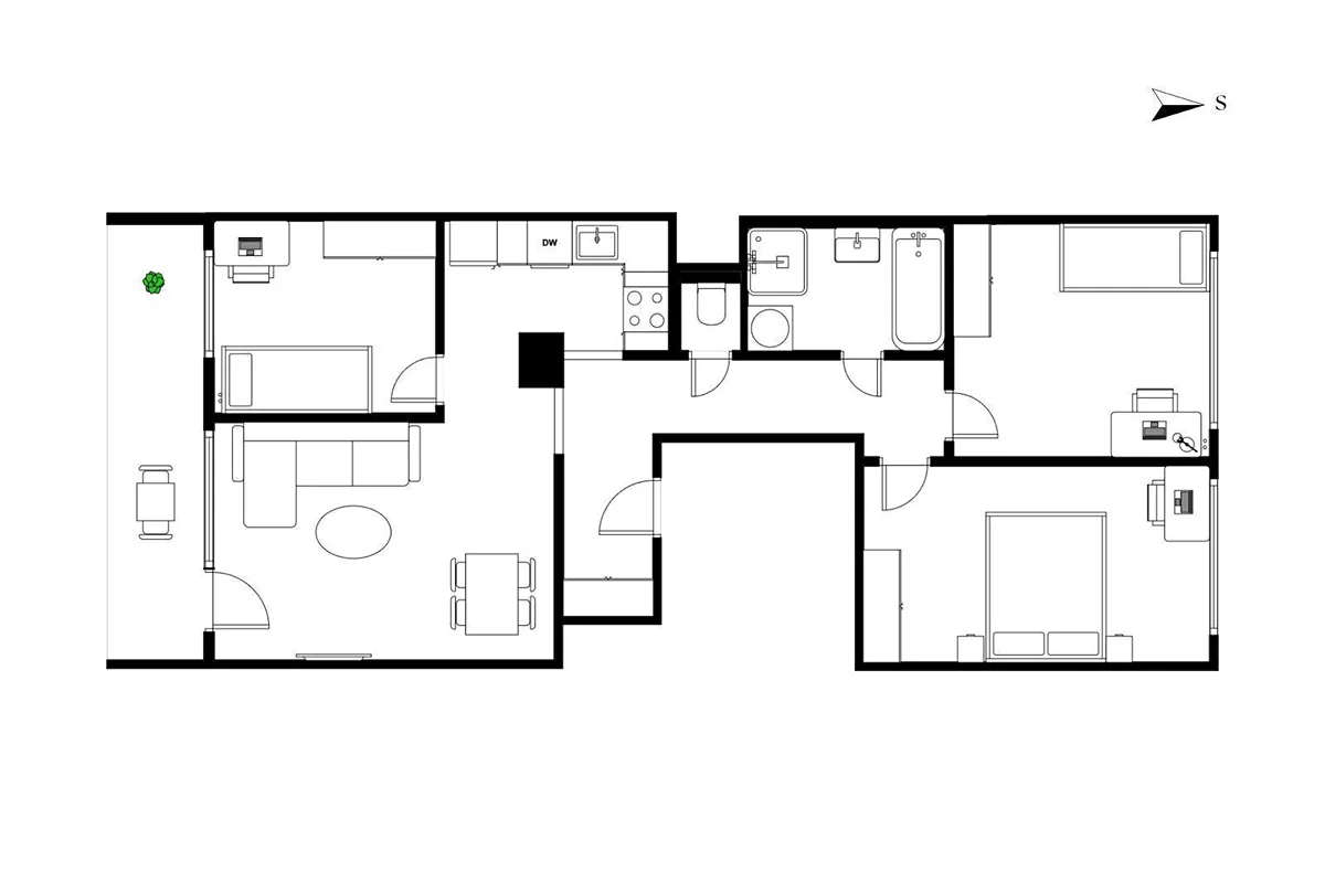 Prodej bytu 4+kk 76 m² - Widok 3