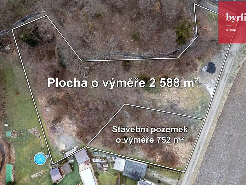 Prodej stavebního pozemku 3340 m², Opava – náhled fotky 1