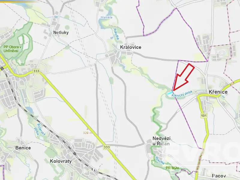 Prodej pole 6844 m², Praha – náhled fotky 2