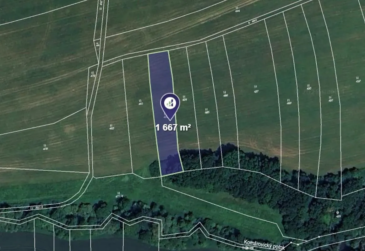 Prodej louky 1667 m²