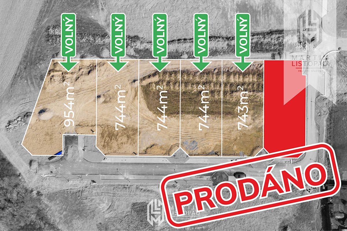 Prodej stavebního pozemku 729 m²