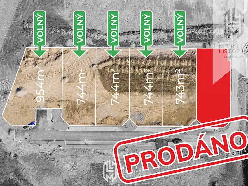 Prodej stavebního pozemku 729 m², Komárov – náhled fotky 1