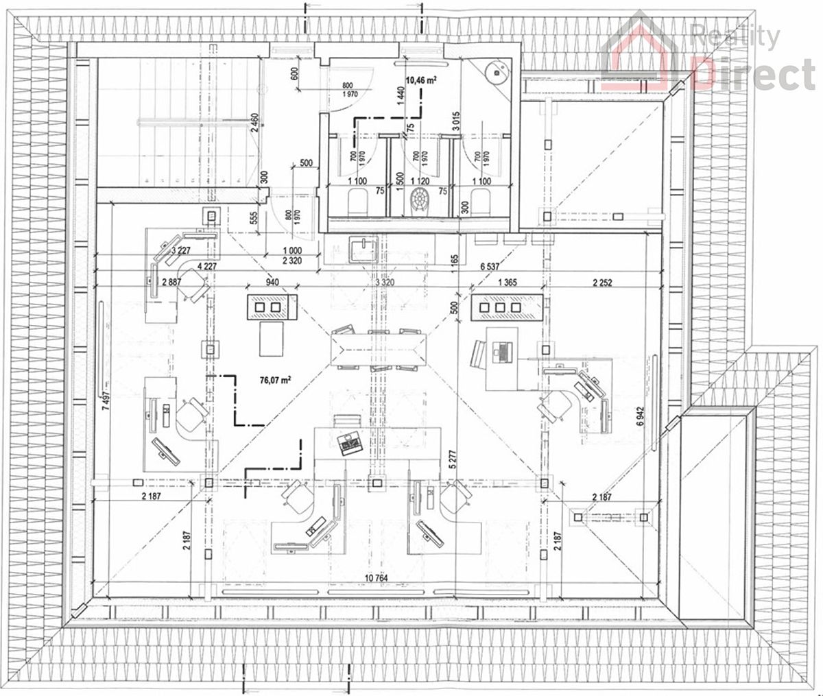 Pronájem kanceláře 86 m² – fotografie 5