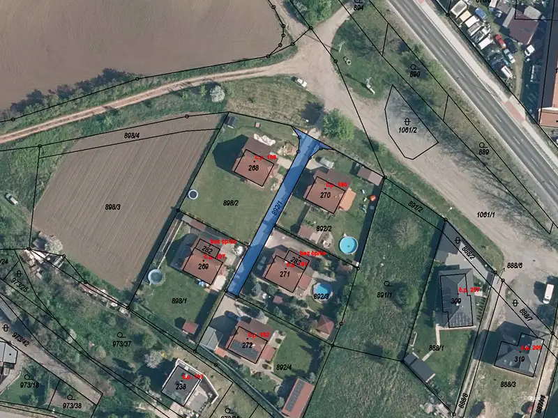 Prodej pozemku 242 m², Nová Ves – náhled fotky 1