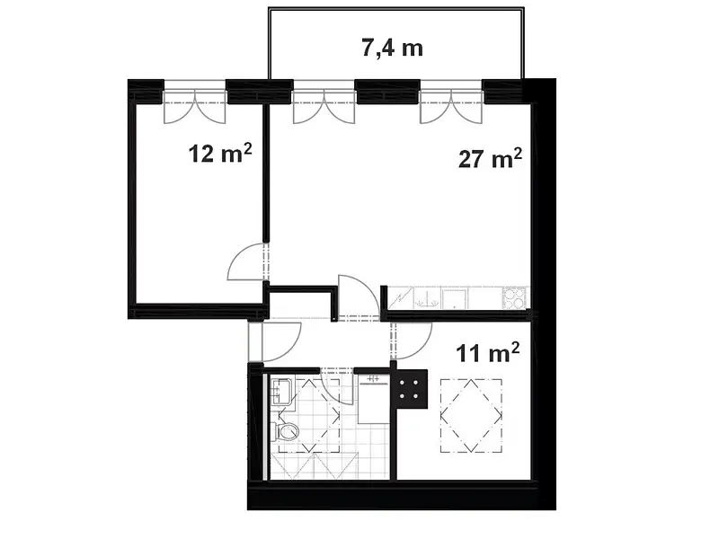 Prodej bytu 3+kk 62 m², Brno – náhled fotky 3