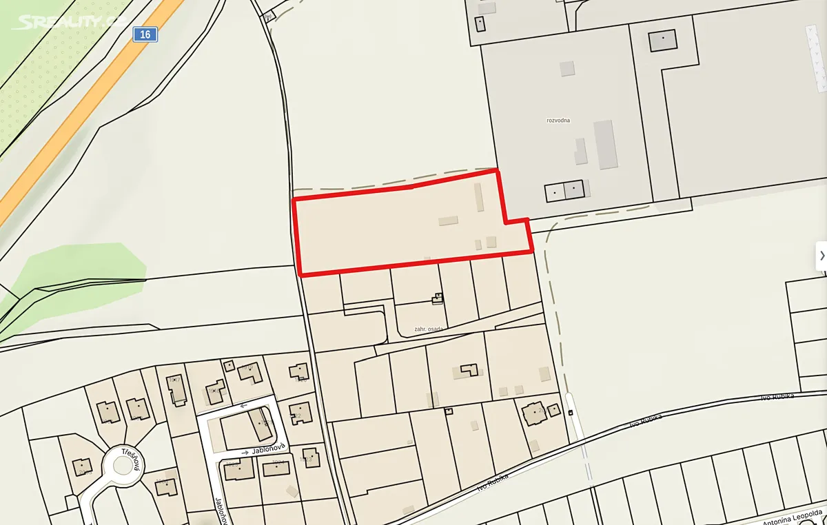 Prodej stavebního pozemku 9076 m² – pohled 6