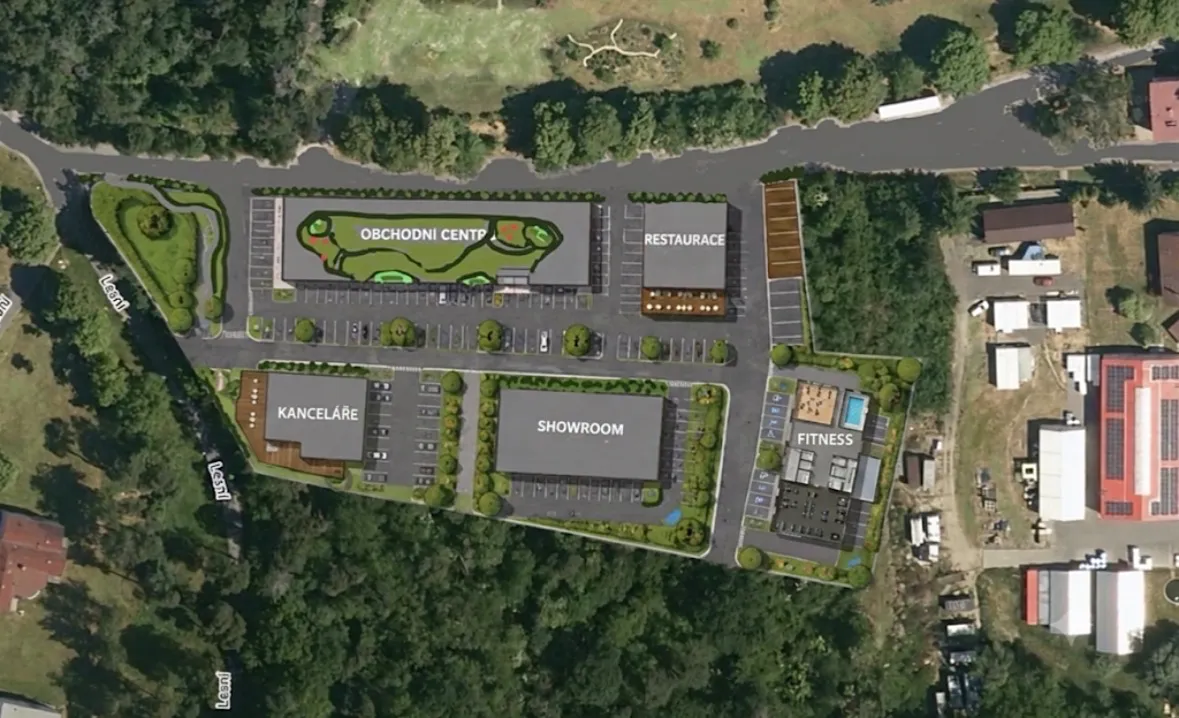 Prodej komerčního pozemku 9366 m²
