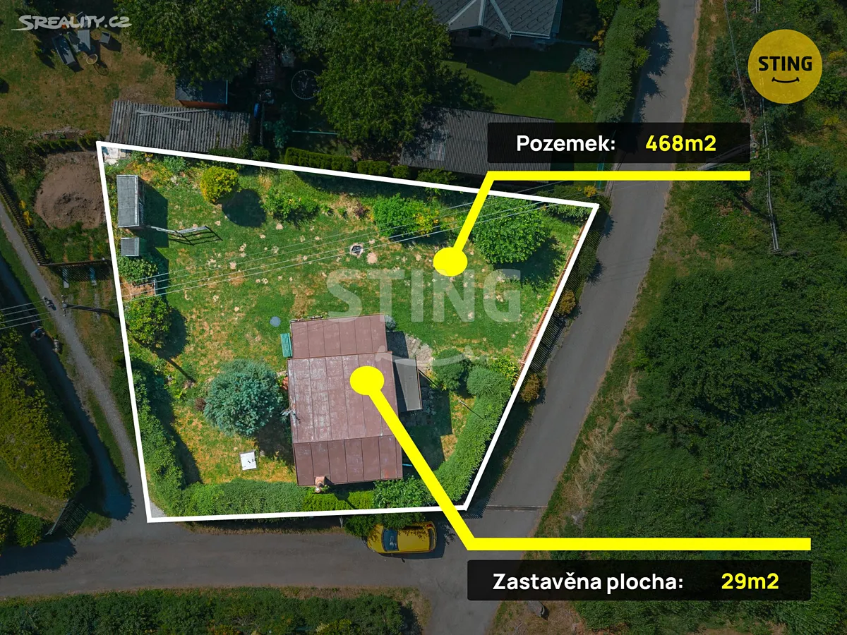 Prodej chaty 25 m², pozemek 497 m² – pohled 2