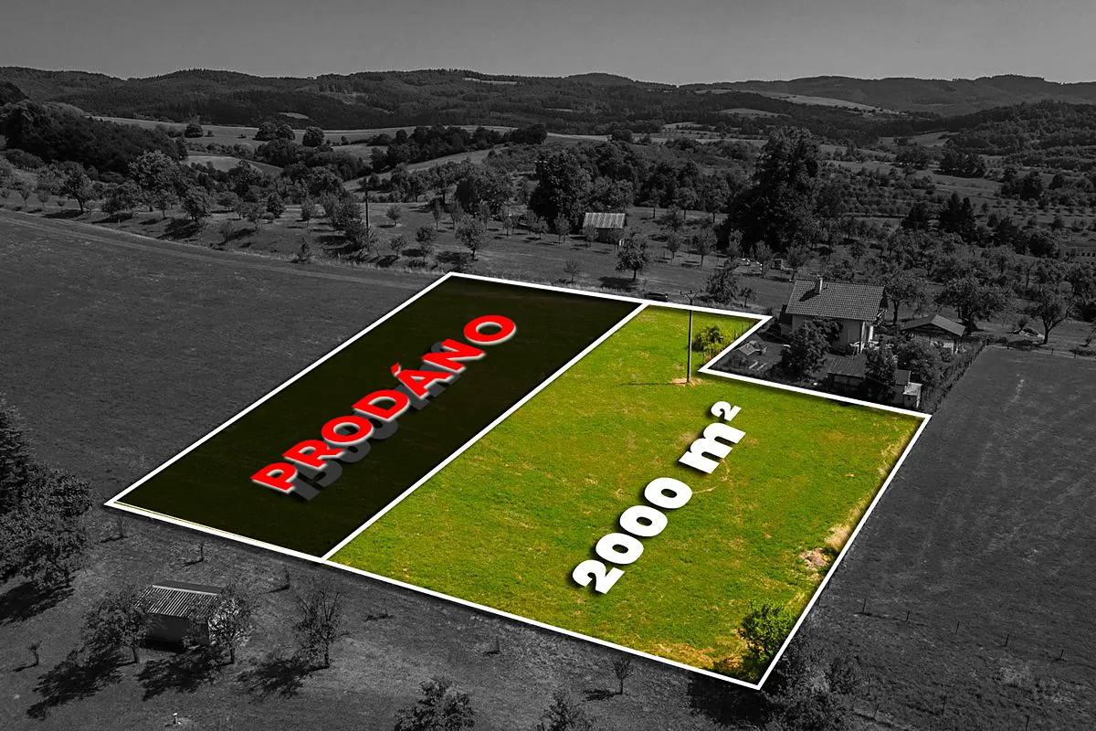 Prodej stavebního pozemku 2000 m²