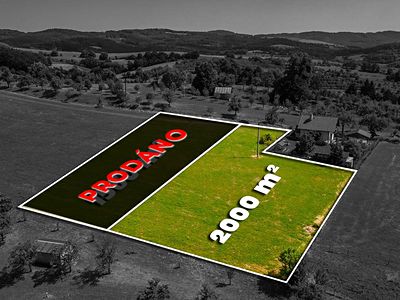 Prodej stavebního pozemku 2000 m²
