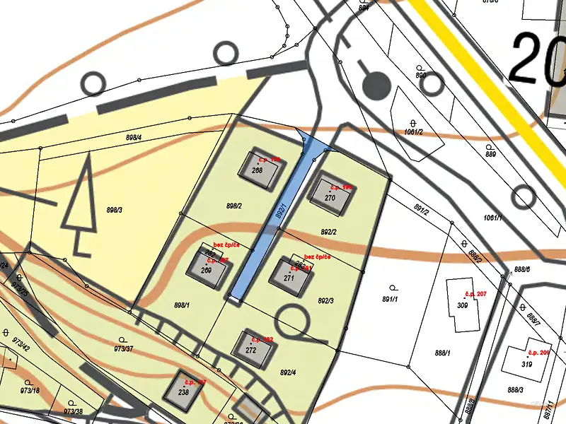 Prodej pozemku 242 m², Nová Ves – náhled fotky 2