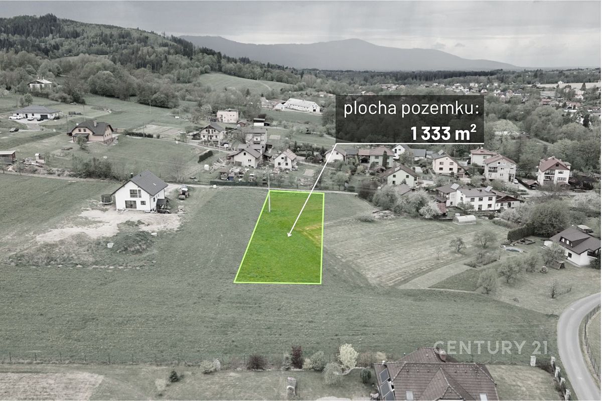 Prodej stavebního pozemku 1333 m² – fotografie 2