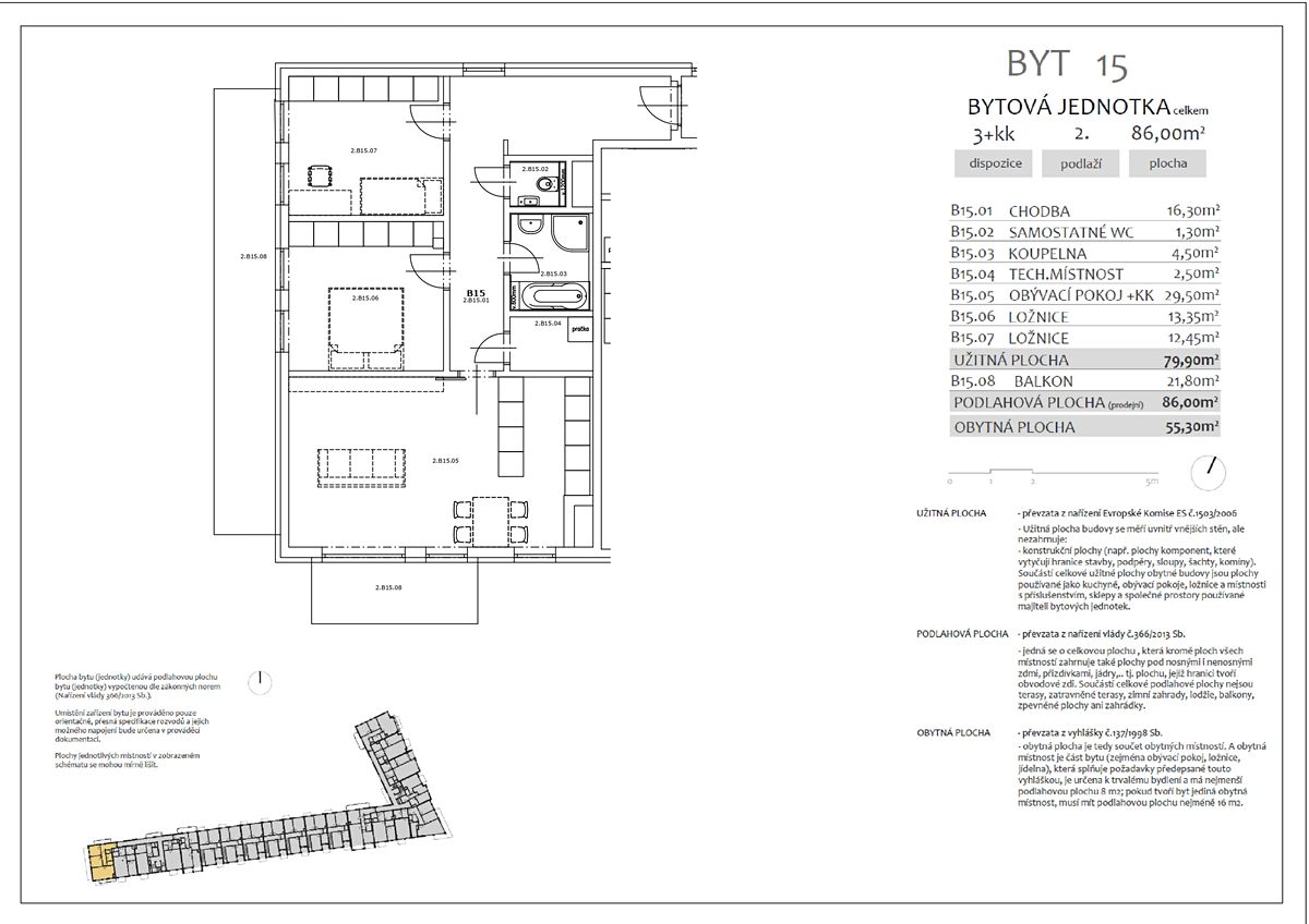 Prodej bytu 3+kk 80 m² – fotografie 3