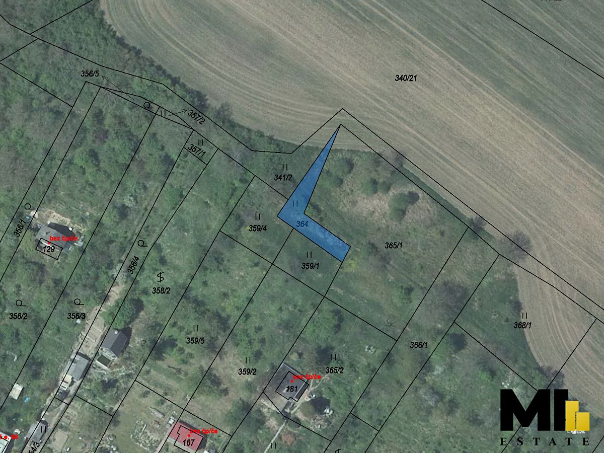 Prodej louky 144 m², Křešice – fotka 1 z 3