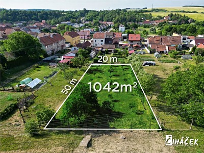 Prodej  stavebního pozemku 1 042 m²