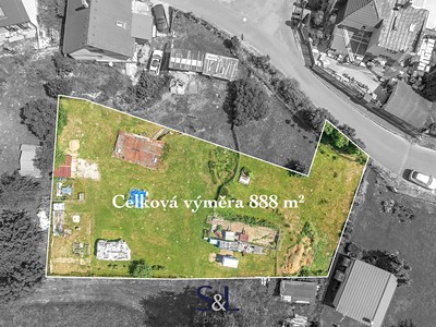 Prodej  stavebního pozemku 888 m²