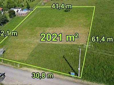 Prodej stavebního pozemku 2021 m²