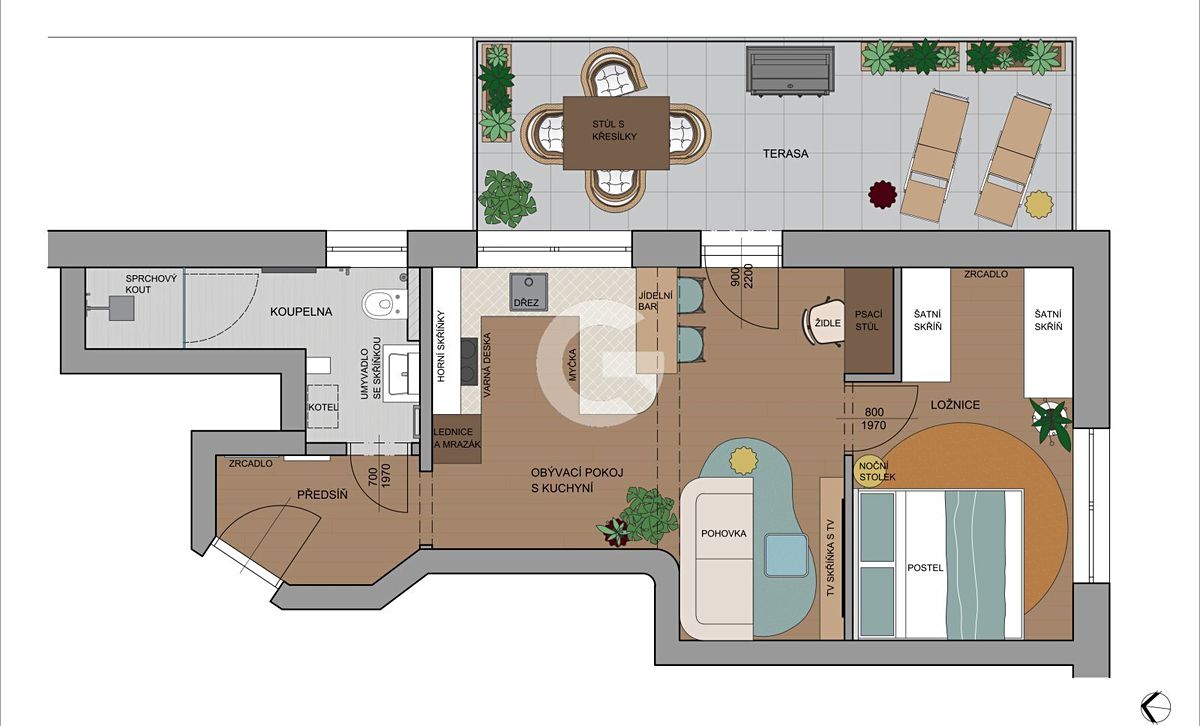 Prodej bytu 1+kk 64 m² – fotografie 2