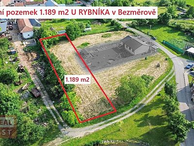 Prodej stavebního pozemku 1189 m²