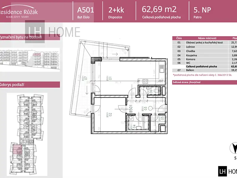 Prodej bytu 2+kk 62 m², Karlovy Vary – náhled fotky 3