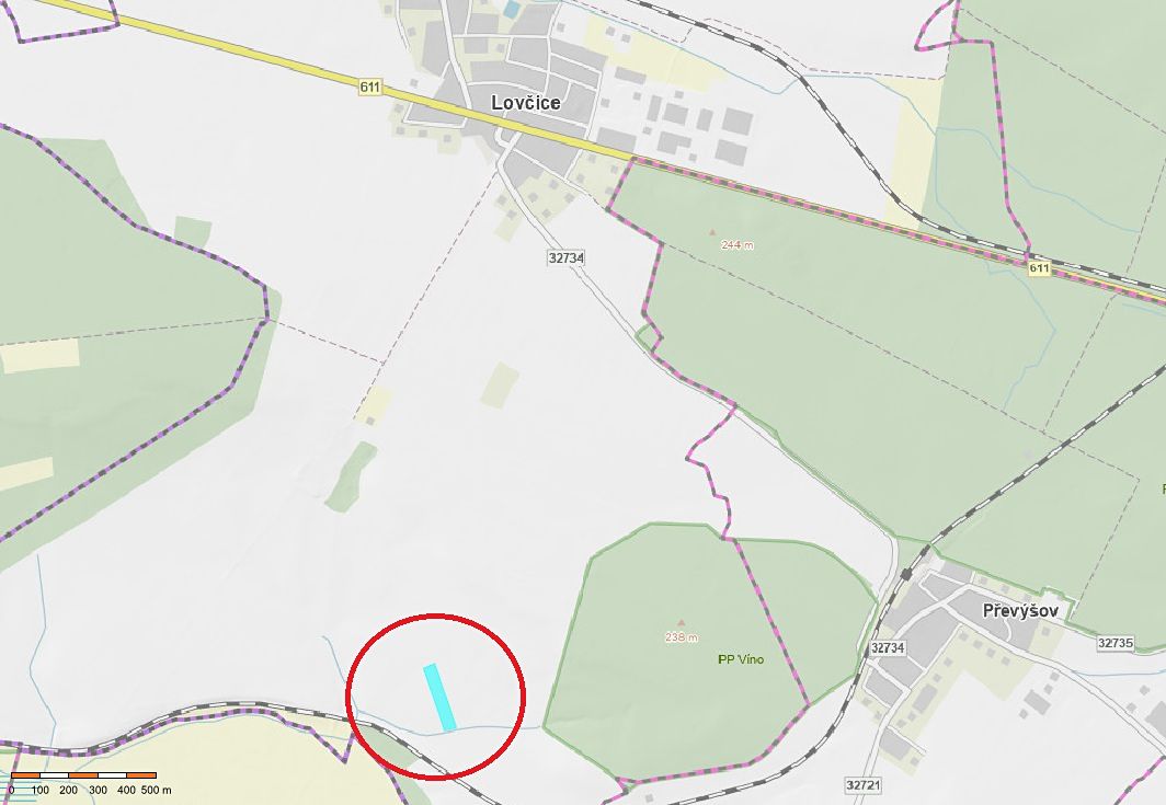 Prodej pole 9861 m²