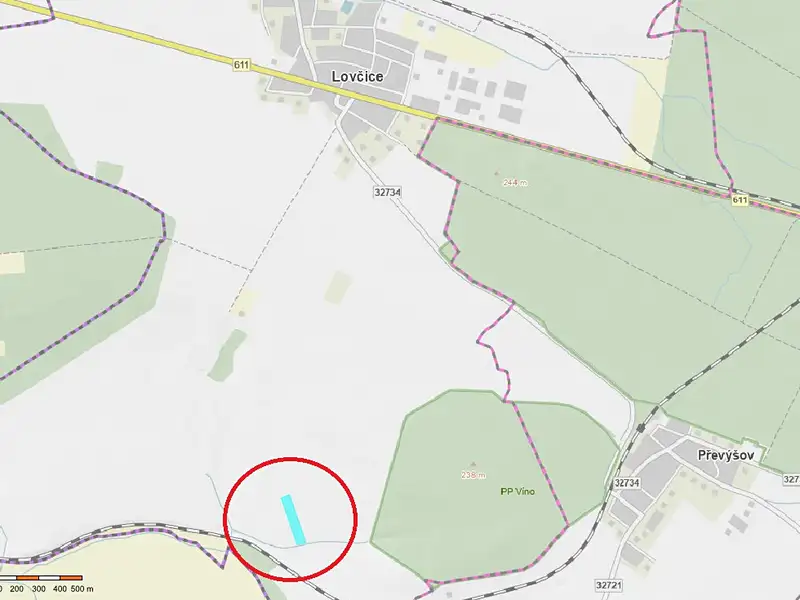 Prodej pole 9861 m², Lovčice – náhled fotky 1