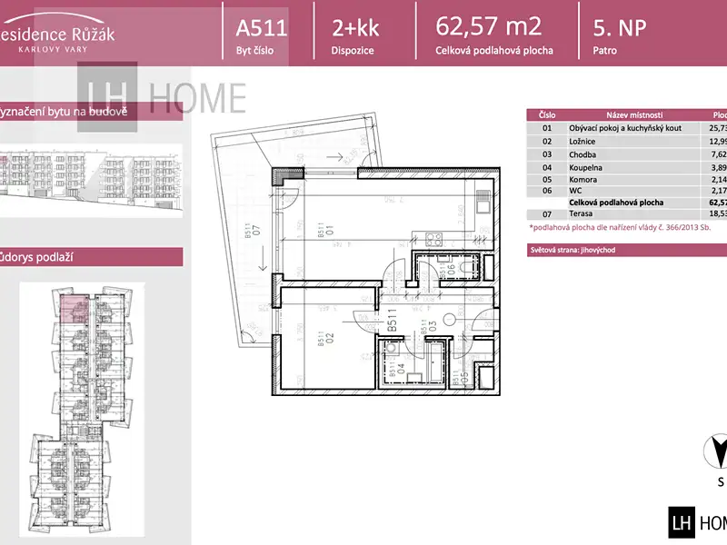 Prodej bytu 2+kk 62 m², Karlovy Vary – náhled fotky 3