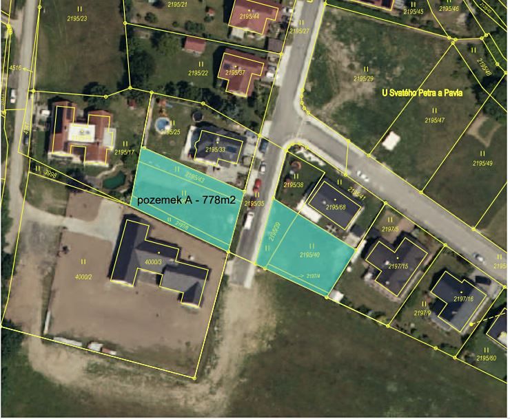 Prodej stavebního pozemku 778 m² – fotografie 2