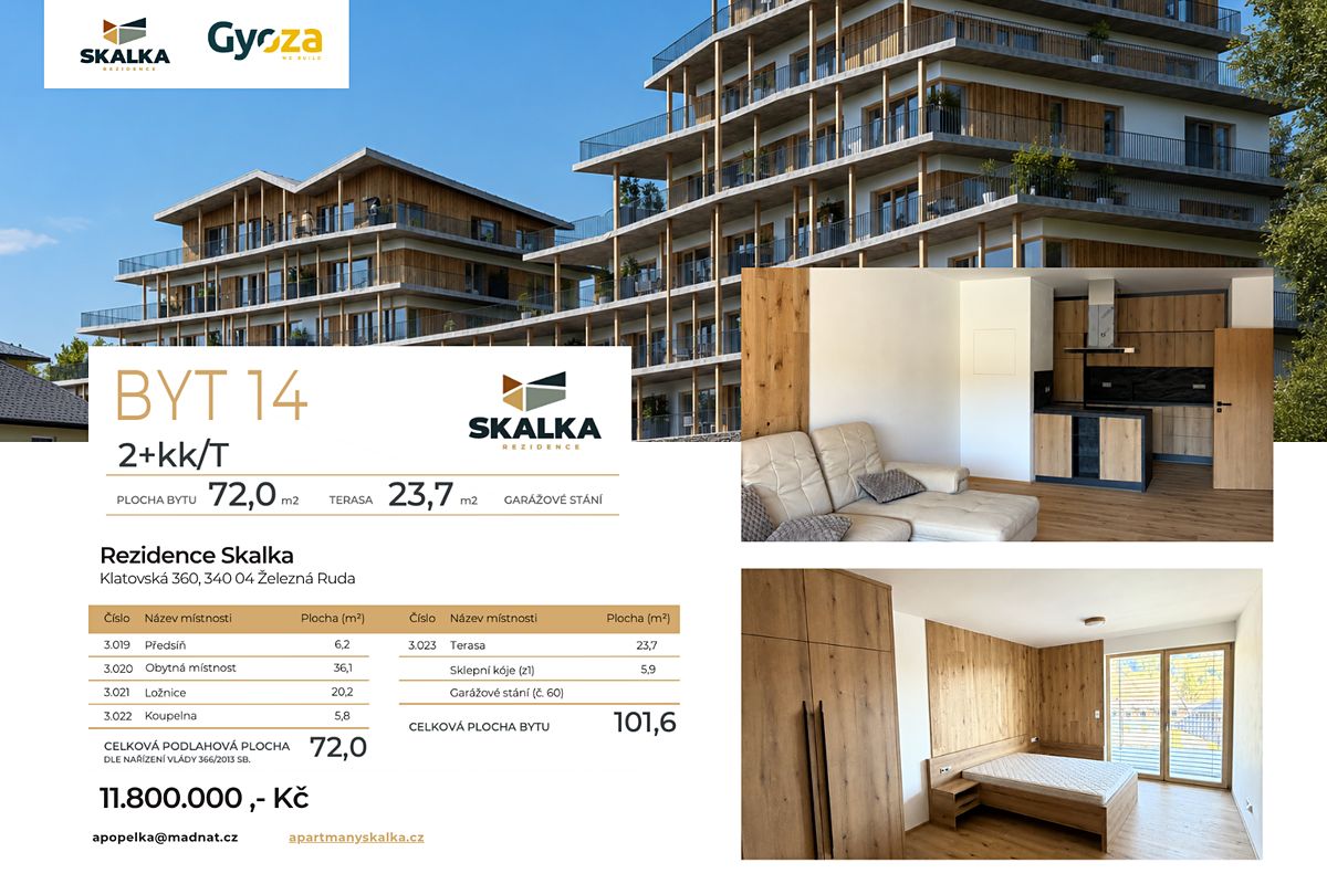 Prodej bytu 2+kk 72 m²