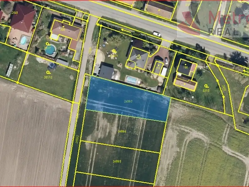 Prodej stavebního pozemku 989 m², Chvojenec – náhled fotky 2