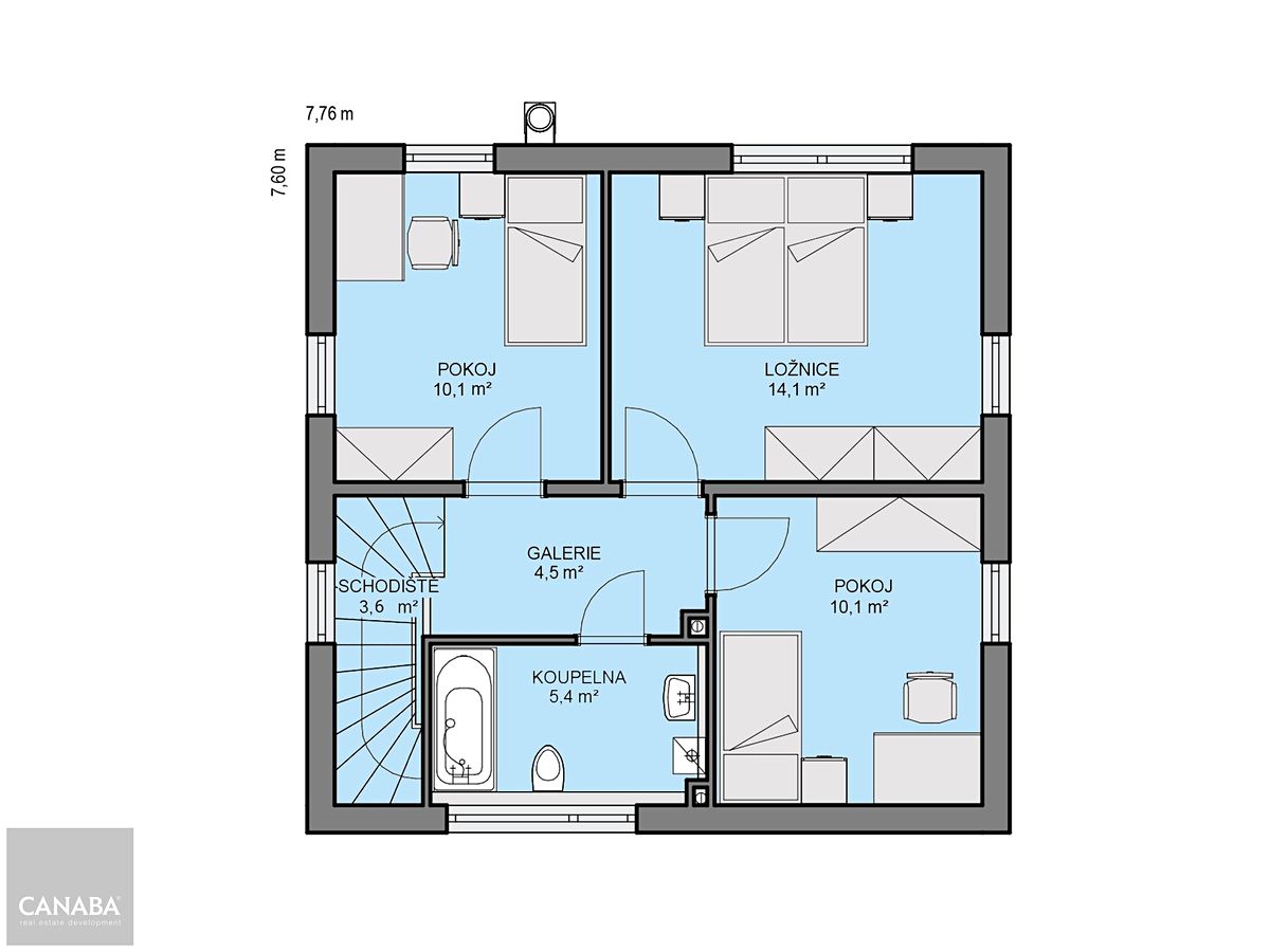 Prodej stavebního pozemku 823 m² – fotografie 4