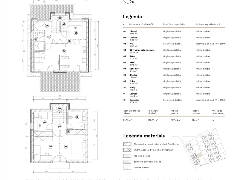 Prodej rodinného domu 107 m², pozemek 524 m², Jaroměřice nad Rokytnou – náhled fotky 2