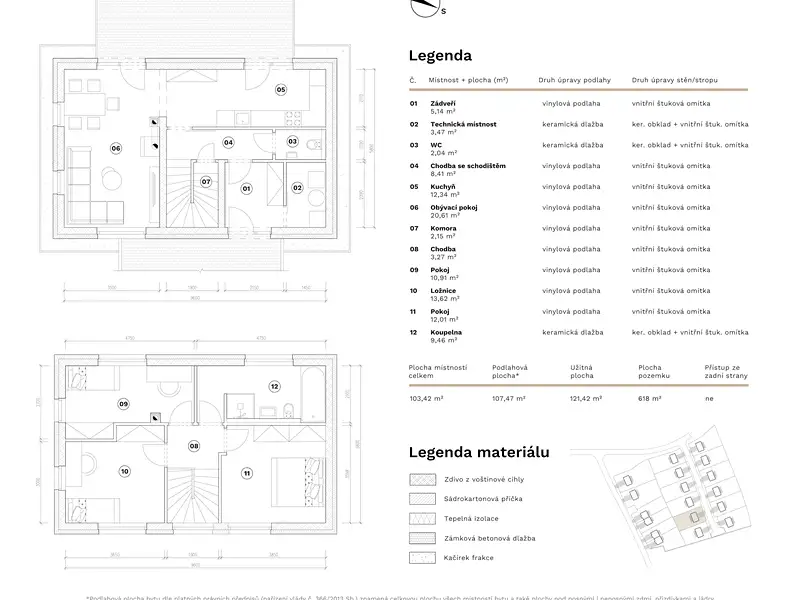 Prodej rodinného domu 121 m², pozemek 618 m², Jaroměřice nad Rokytnou – náhled fotky 2