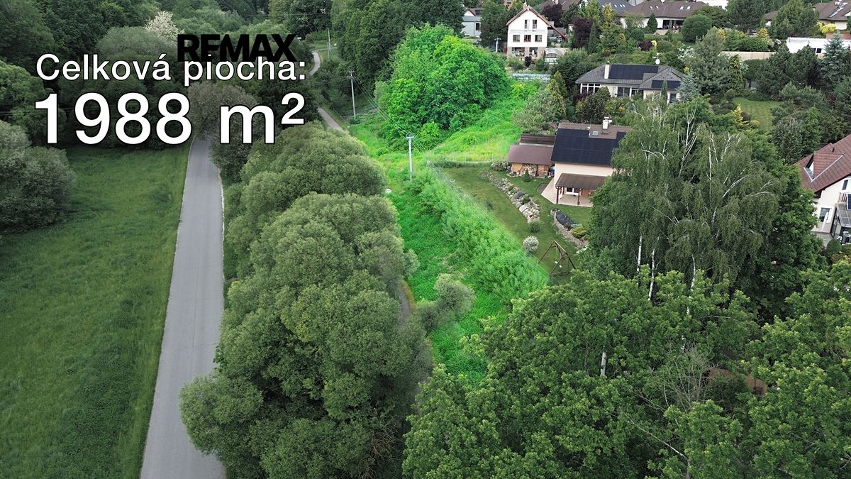 Prodej stavebního pozemku 1988 m² – fotografie 3