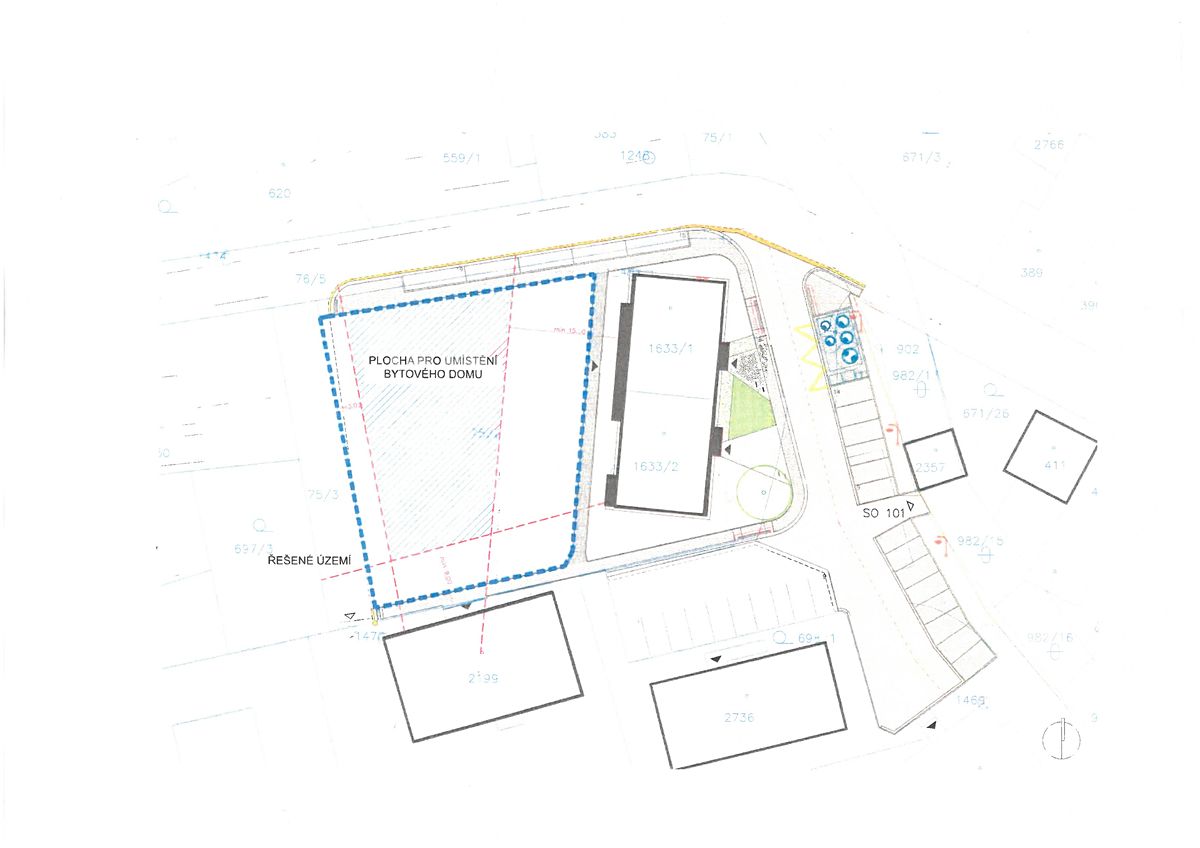 Prodej stavebního pozemku 350 m² – fotografie 3