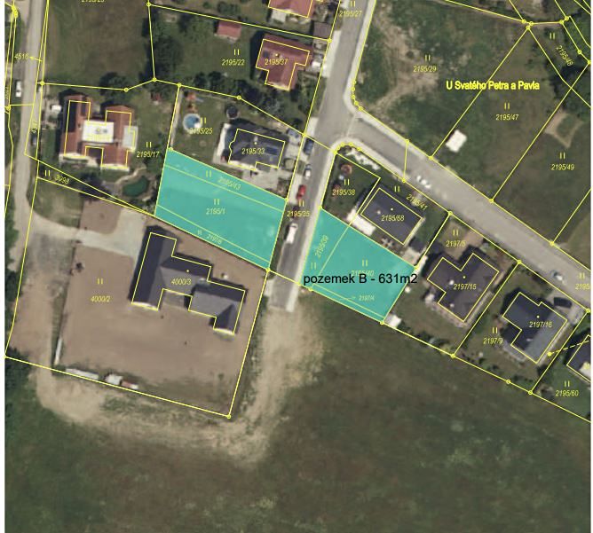 Prodej stavebního pozemku 631 m² – fotografie 4