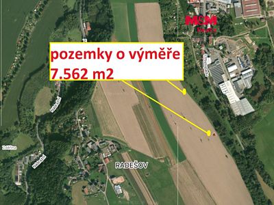 Prodej pole 7562 m²