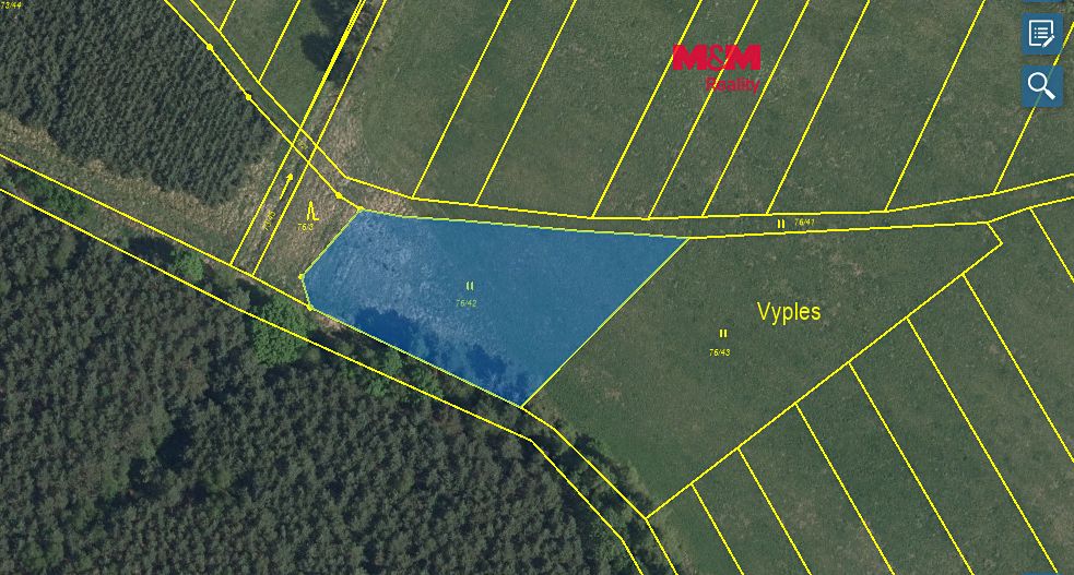 Prodej louky 2187 m²